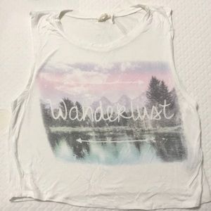 Wanderlust crop top